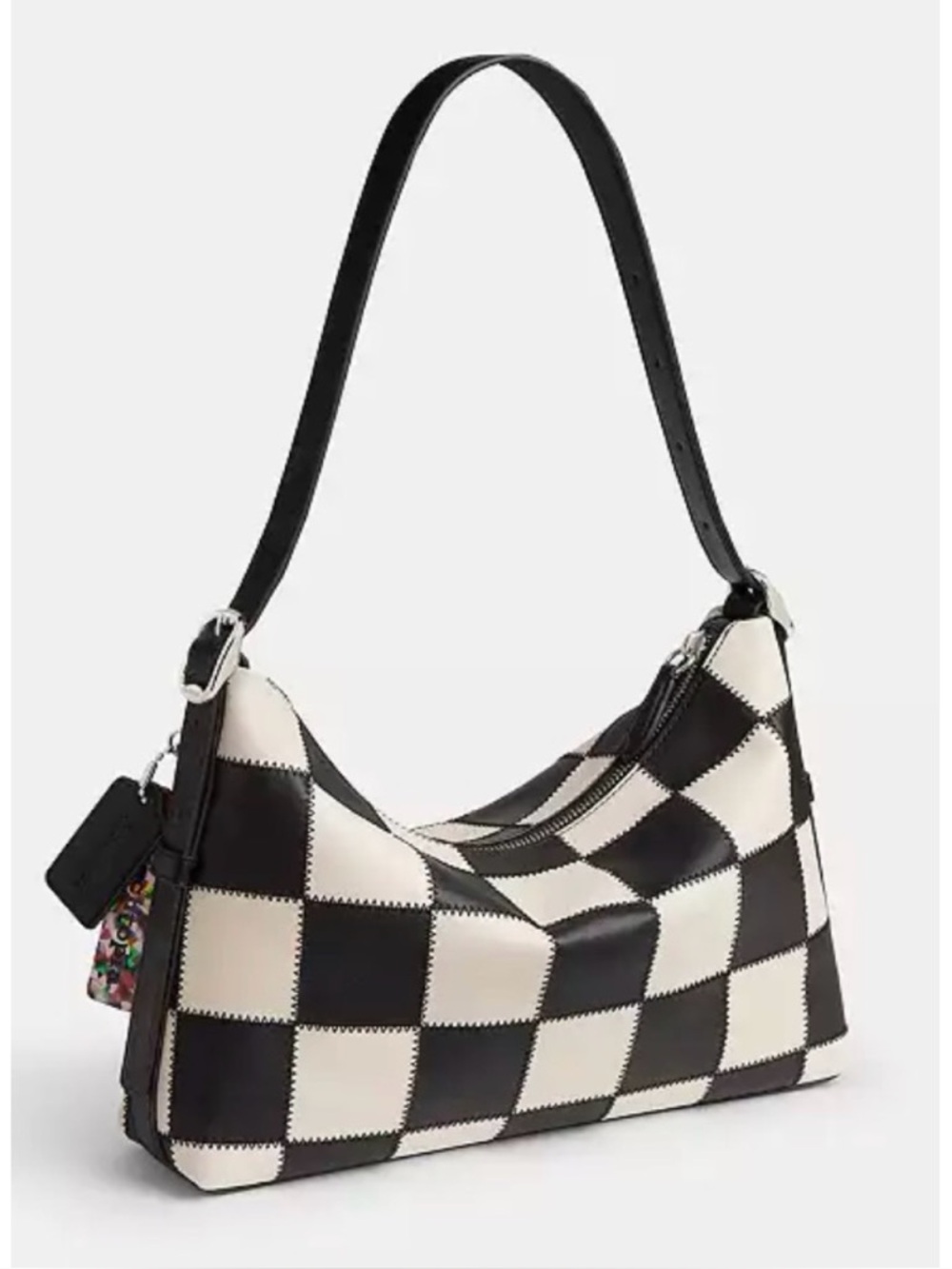 COACH Alter/Ego Slouchy Shoulder Bag, BLACK/ CHALK - Picture 13 of 13